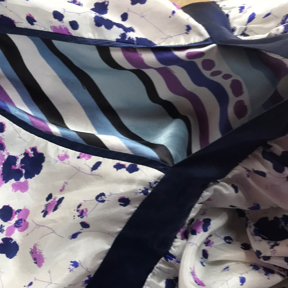 Mint 100% Silk Patchwork Dress 8 - image 7